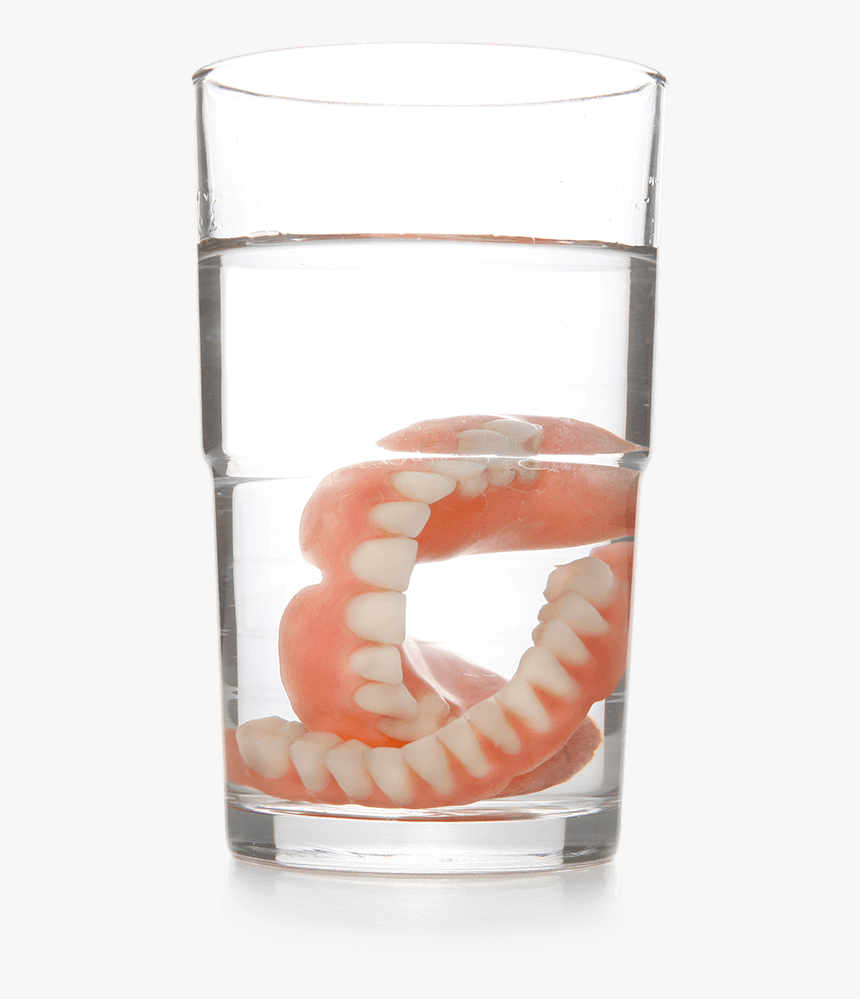 Loose Dentures Mckinney, Tx - Denture Glass, HD Png Download, Free Download