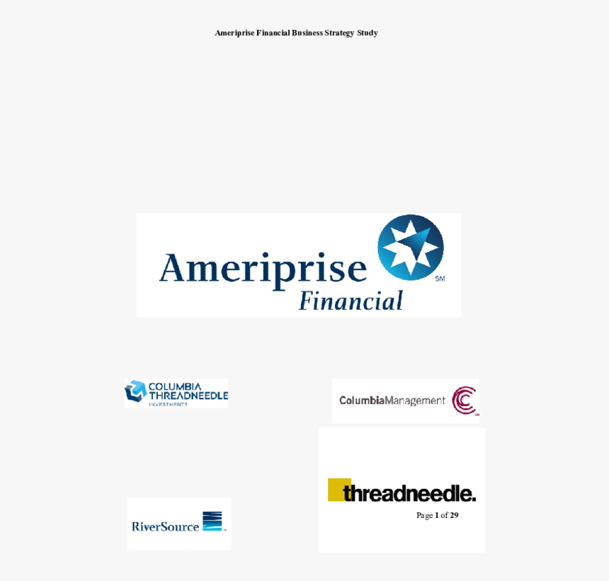 Ameriprise Financial, HD Png Download, Free Download