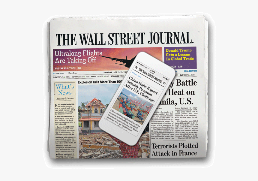 Wall Street Journal, HD Png Download, Free Download