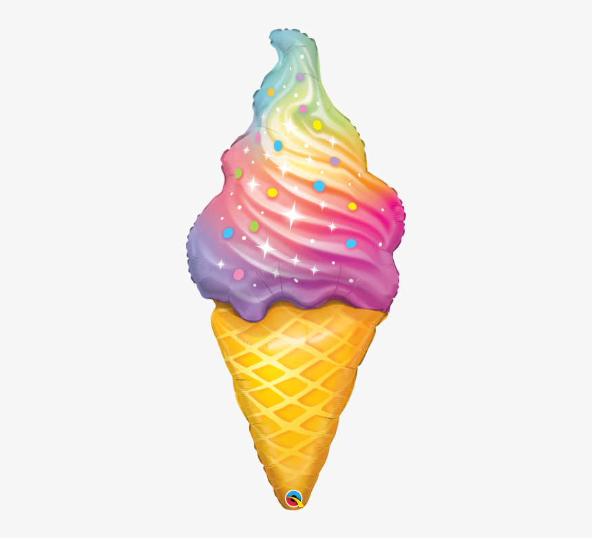 Ice Cream Foil Balloon, HD Png Download, Free Download