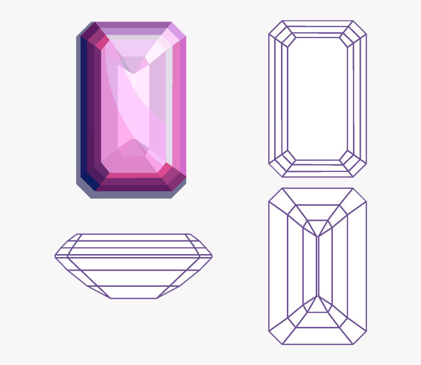 Emerald Cut Shape, HD Png Download, Free Download