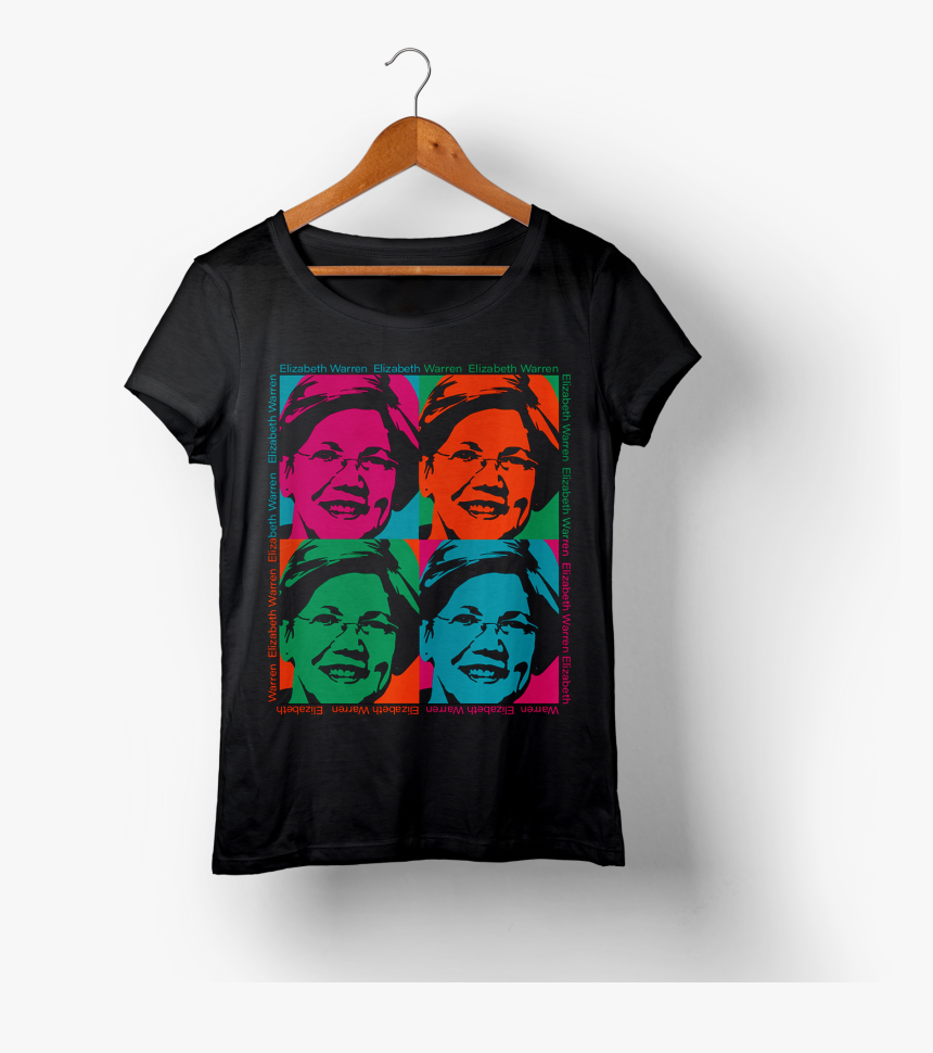 Ladies Elizabeth Warren Warhol T-shirt - Tulsi 2020 Shirt, HD Png Download, Free Download