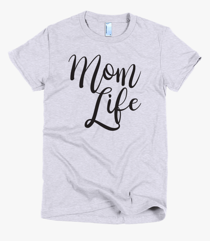 Mom Life Gray T Shirt By Mom Merch - T Shirt Nasa Logo, HD Png Download, Free Download