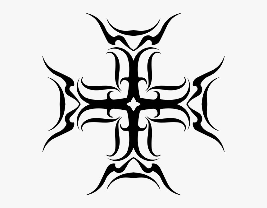 Tribal Cross - Cruz Tribal Png, Transparent Png, Free Download