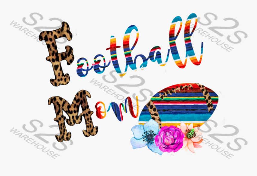 Football Mom Leopard Serape, HD Png Download, Free Download