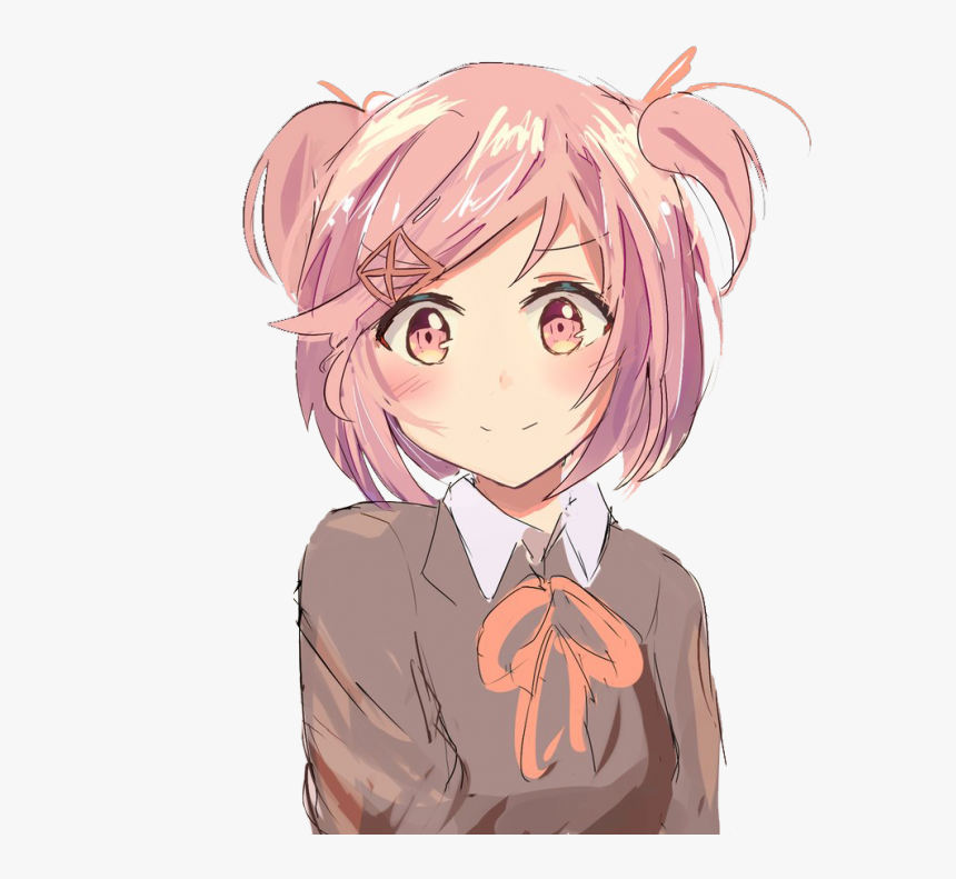 Transparent Doki Doki Png - Doki Doki Literature Club Natsuki Happy ...