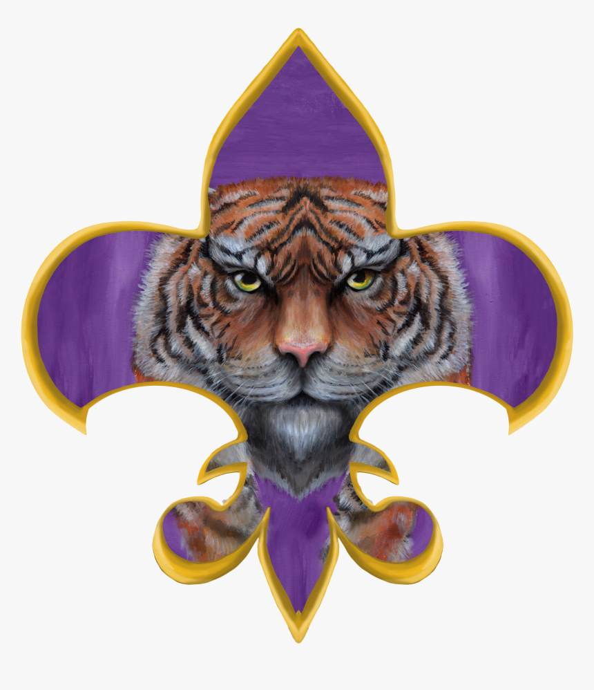 Tiger Fleur De Lis, HD Png Download, Free Download