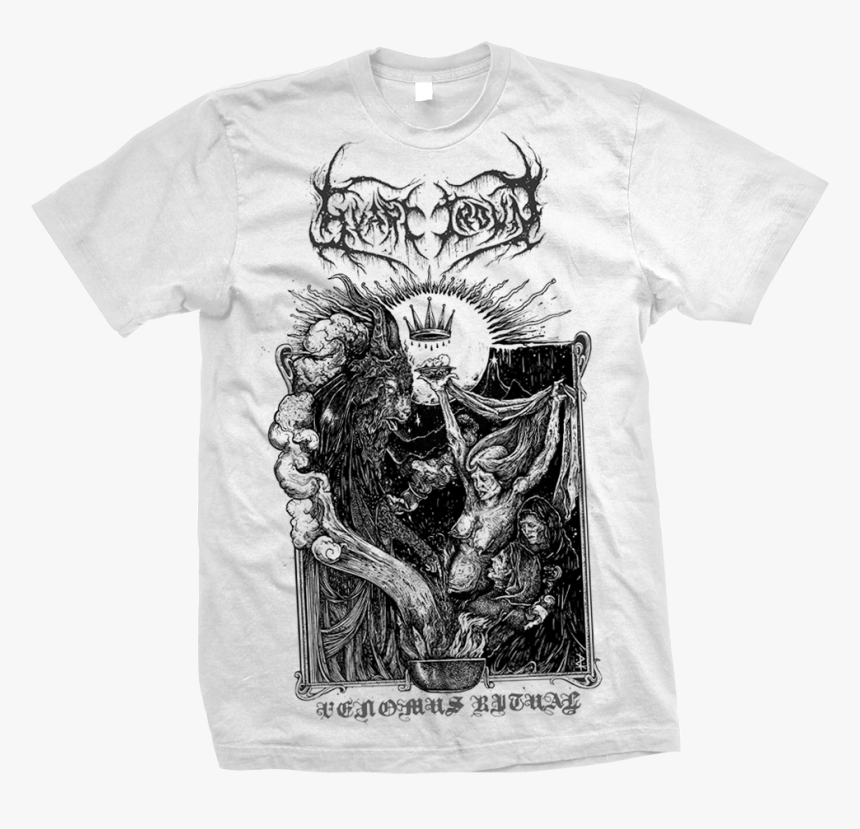 Image Of Venomous Ritual White - Svart Crown Shirt, HD Png Download, Free Download