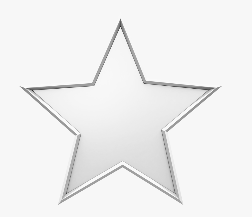 Grey-star - White Star Without Background, HD Png Download, Free Download