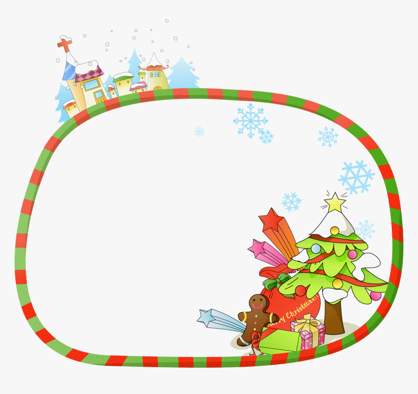 Christmas Frames, Christmas Fun, Winter Clipart, Decorative - Marcos De Navidad Animados, HD Png Download, Free Download