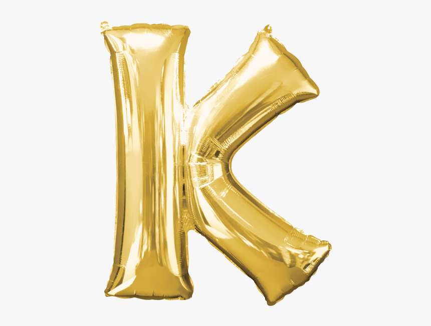 Gold Letter K Balloon, HD Png Download, Free Download