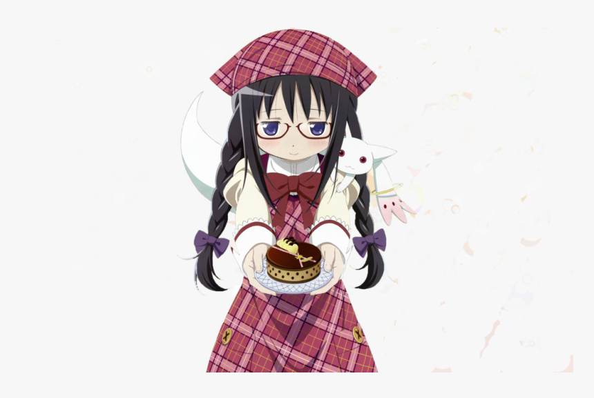 Akemi Homura Megane Ver, HD Png Download, Free Download