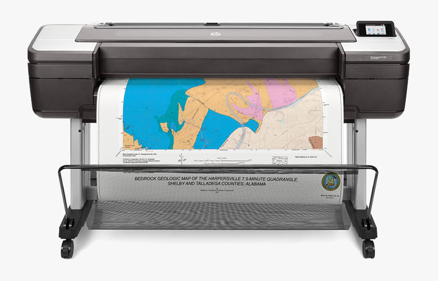 T1700 - Hp Designjet T1700 44 Postscript Printer, HD Png Download, Free Download