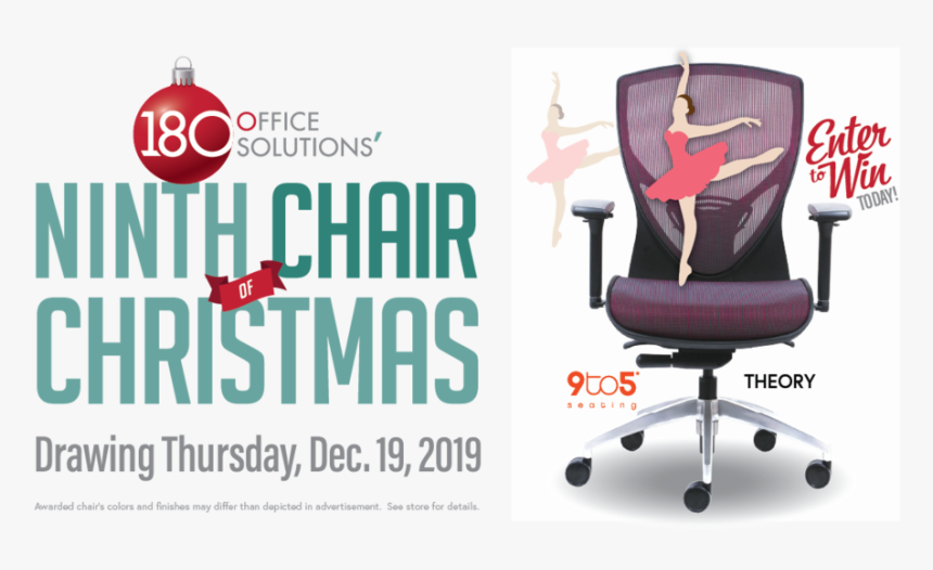 Enter To Win A 9to5 Theory - Office Chair, HD Png Download, Free Download