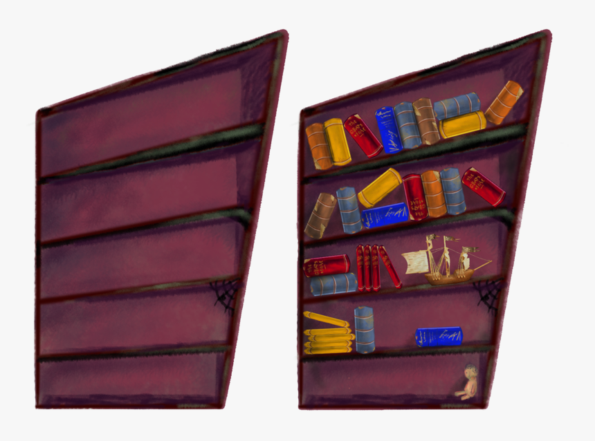 Bookshelf Bookshelf Book Assets Asset Game Art Game - Book Cover, HD Png Download, Free Download