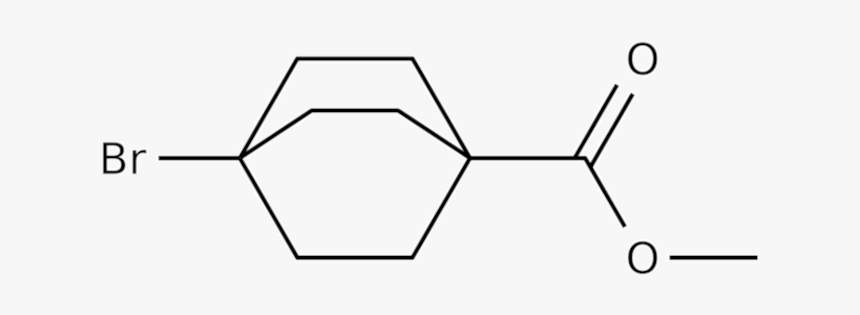 Methyl 4 Bromobicyclo[2 - Line Art, HD Png Download, Free Download