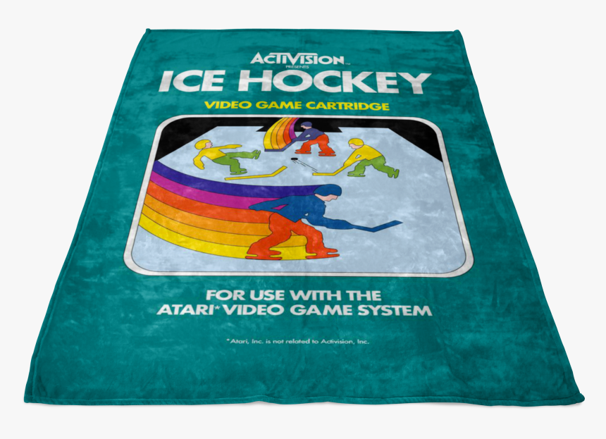 Retro Activision Hockey Inspired Blanket"
 Class= - Book Cover, HD Png Download, Free Download