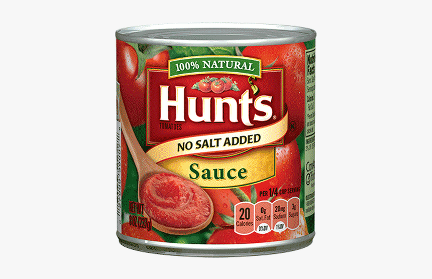 Hunts Tomato Sauce No Salt - Hunts Tomato Sauce Garlic, HD Png Download, Free Download