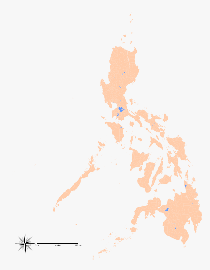 Map Of The Philippines, HD Png Download - kindpng