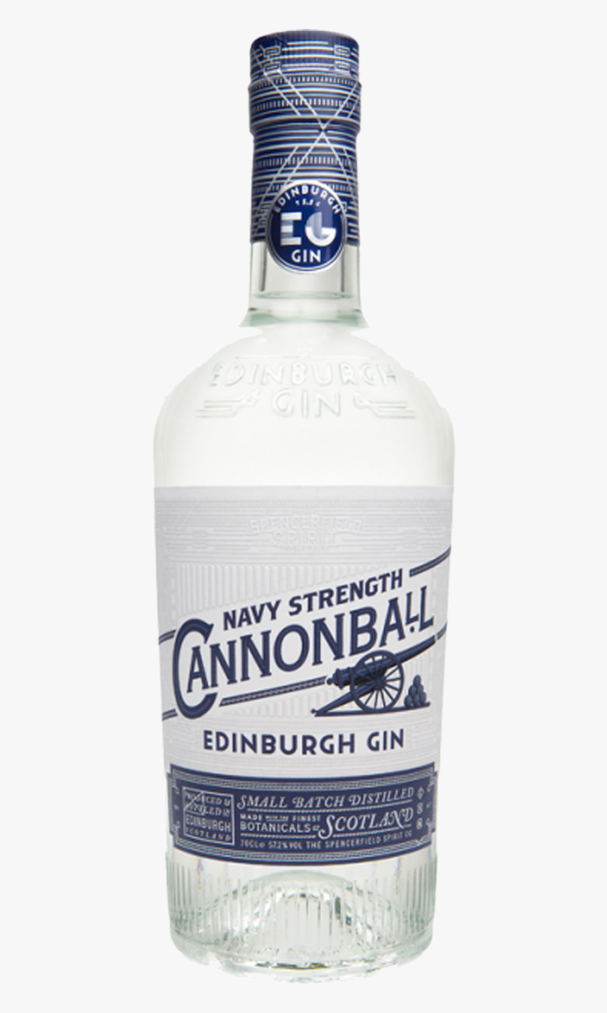 Edinburgh Cannonball Navy Strength Gin, HD Png Download, Free Download