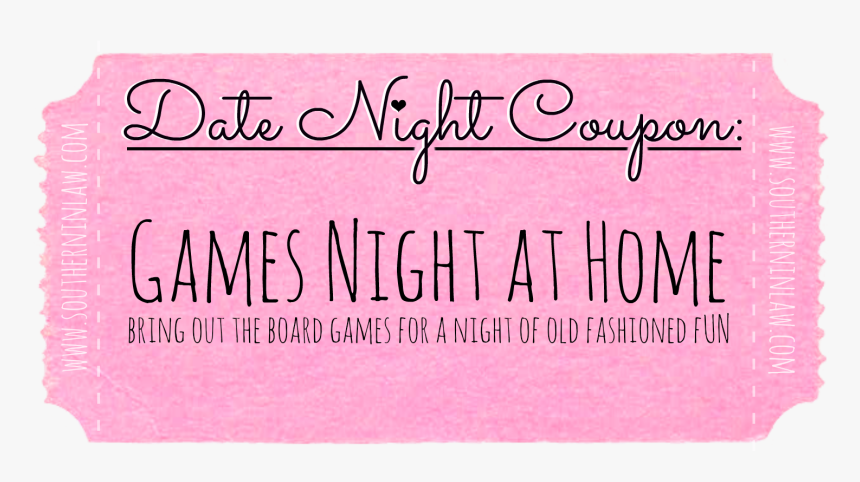 Cheap Date Night Ideas - Ticket Rosa Png, Transparent Png, Free Download