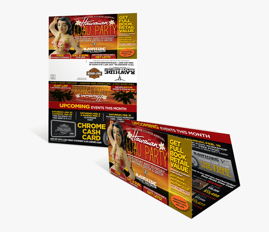 Harley Davidson Rawhide Monster Mailer - Flyer, HD Png Download, Free Download