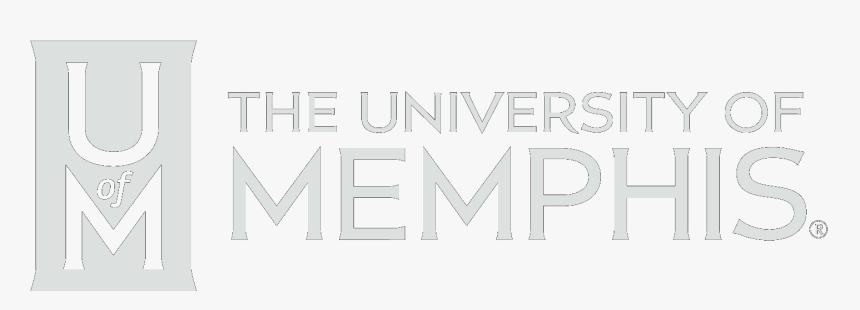 University Of Memphis Logo White, HD Png Download, Free Download