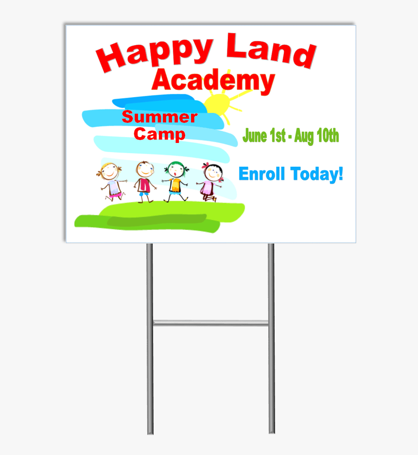 Child Care Business Cards, Child Care Folders, Child - Pre School Enrollment Yard Signs, HD Png Download, Free Download