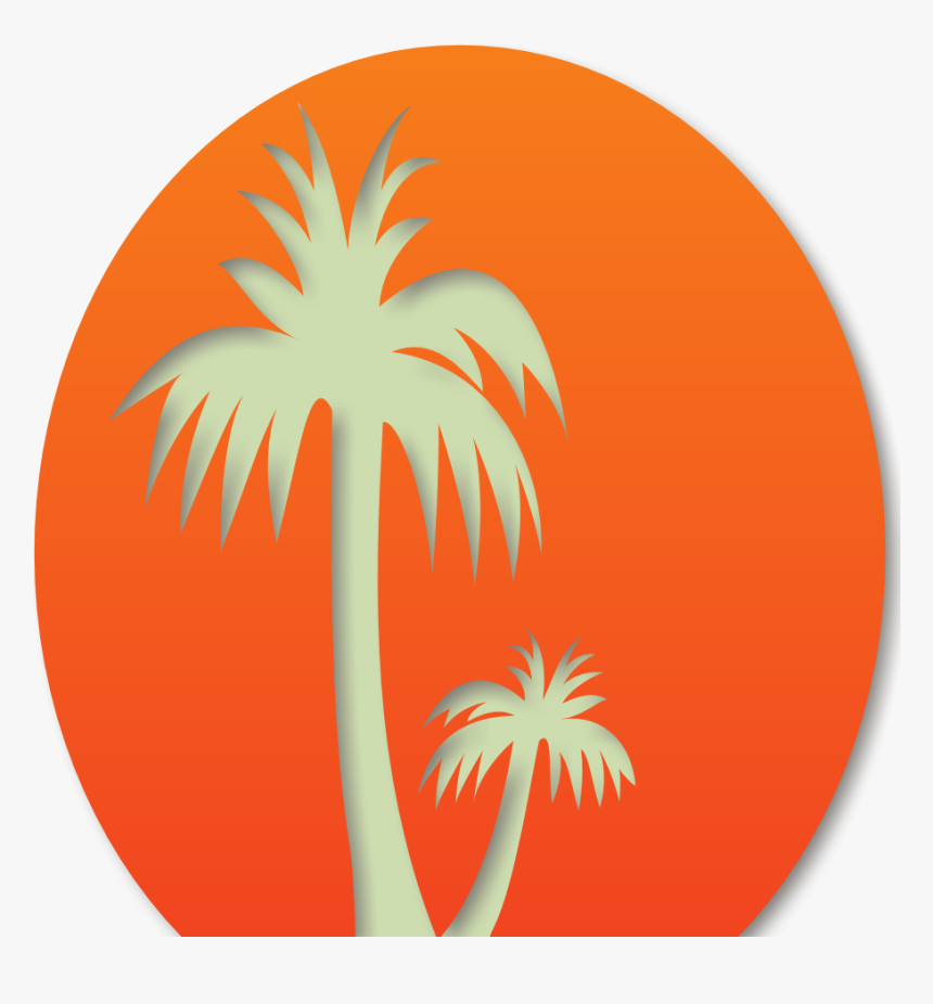 Sunset Palm Tree 2, HD Png Download, Free Download