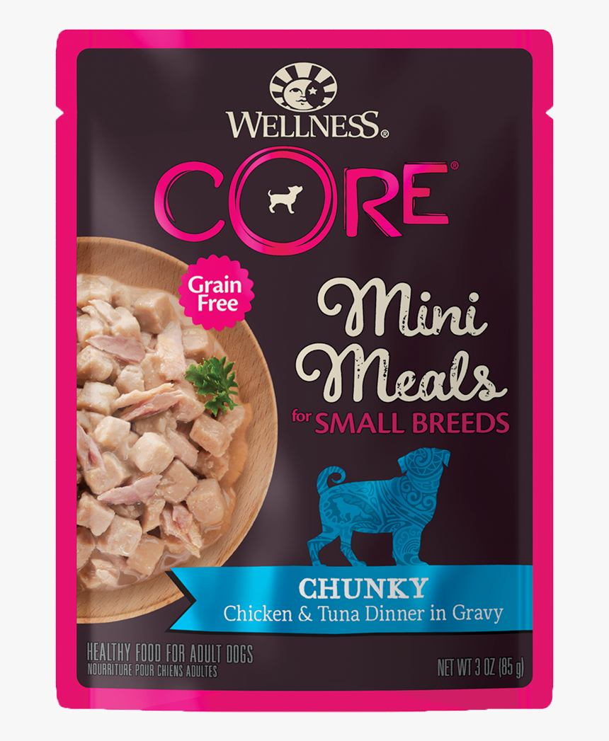 Wellness Core Small Breed Mini Meals Chunky Chicken - Core By Wellness Dog Food Mini Meals, HD Png Download, Free Download