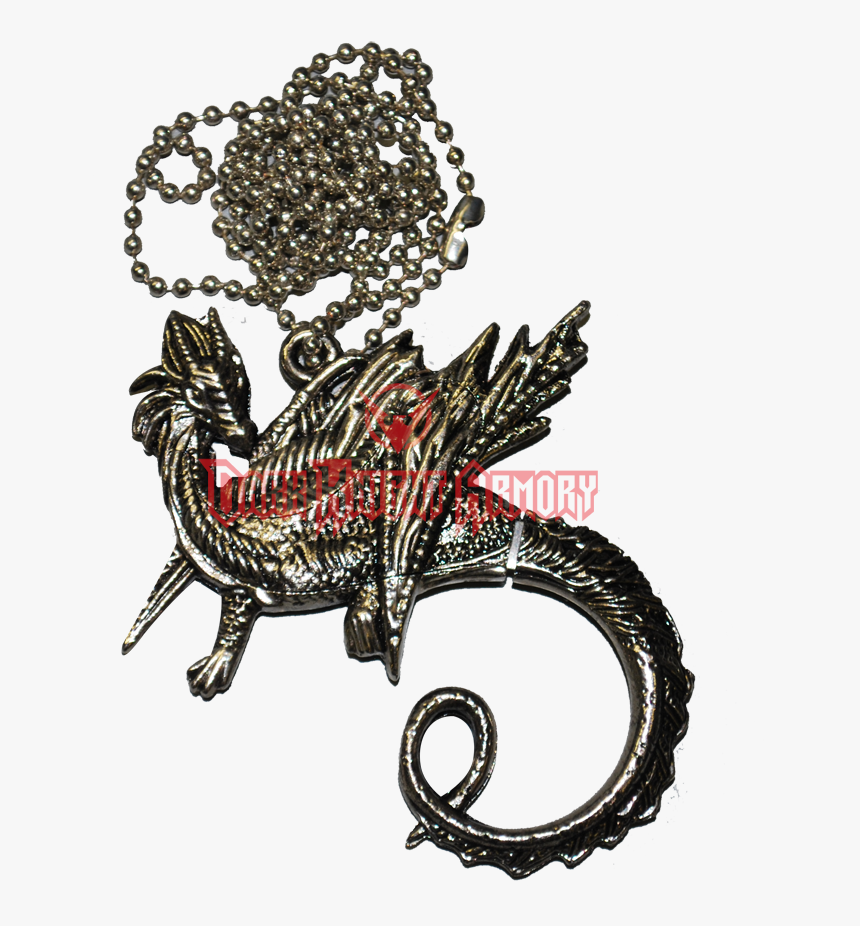 Silver Dragon Neck Np - Locket, HD Png Download, Free Download