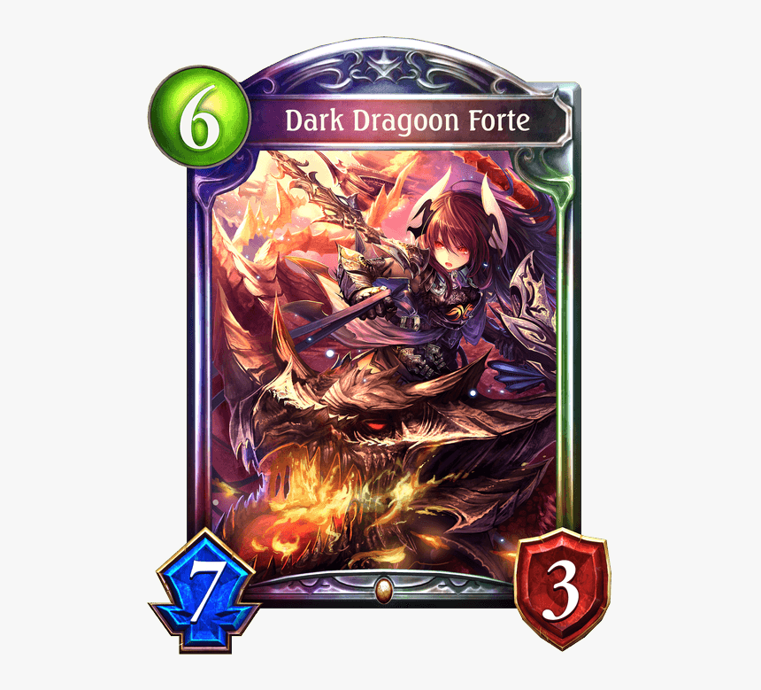 dark dragoon forte shadowverse hd png download kindpng dark dragoon forte shadowverse hd png