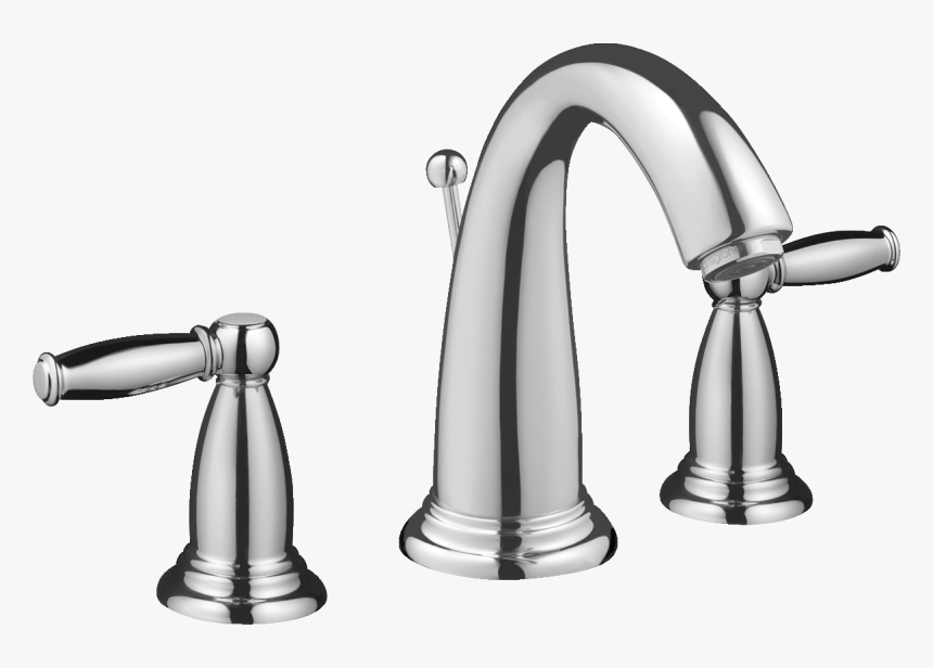 Widespread Faucet With Pop-up Drain - Tap, HD Png Download, Free Download