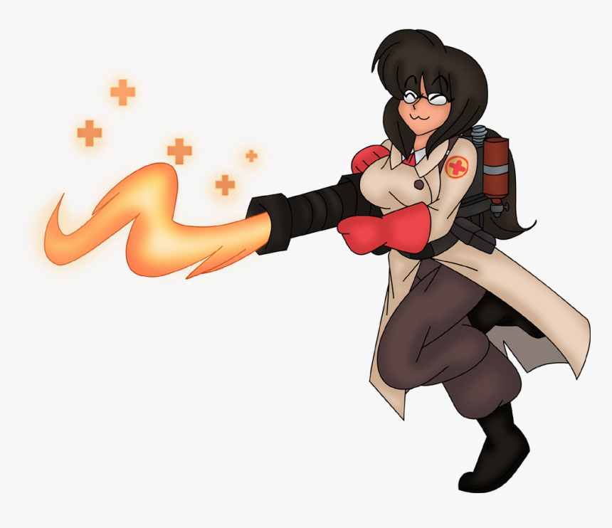 Medic Tg - Medic As A Girl Tf2, HD Png Download, Free Download