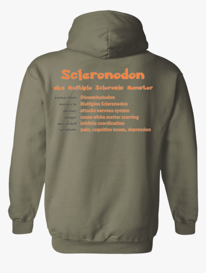 Multiple Sclerosis Monster Pullover Hoodie 8 Oz - Off White X Mj Hoodie, HD Png Download, Free Download