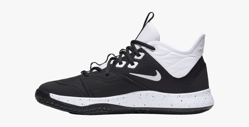 paul george 3 black and white