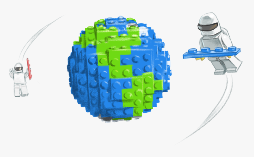 Lego Earth Flip - Universal 2000 Earth Globe, HD Png Download, Free Download