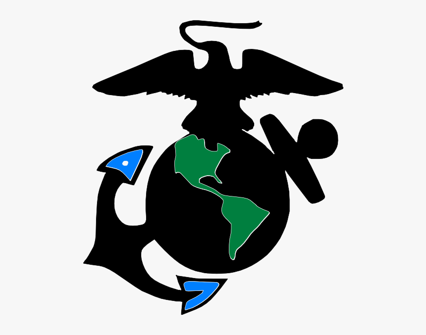 Marine Corp Emblem Clip Art - United States Marines Svg, HD Png Download, Free Download