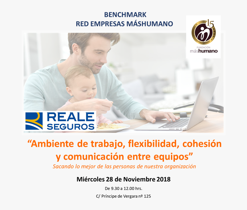Benchmark "ambiente De Trabajo, Flexibilidad, Cohesión - Dad Working From Home, HD Png Download, Free Download