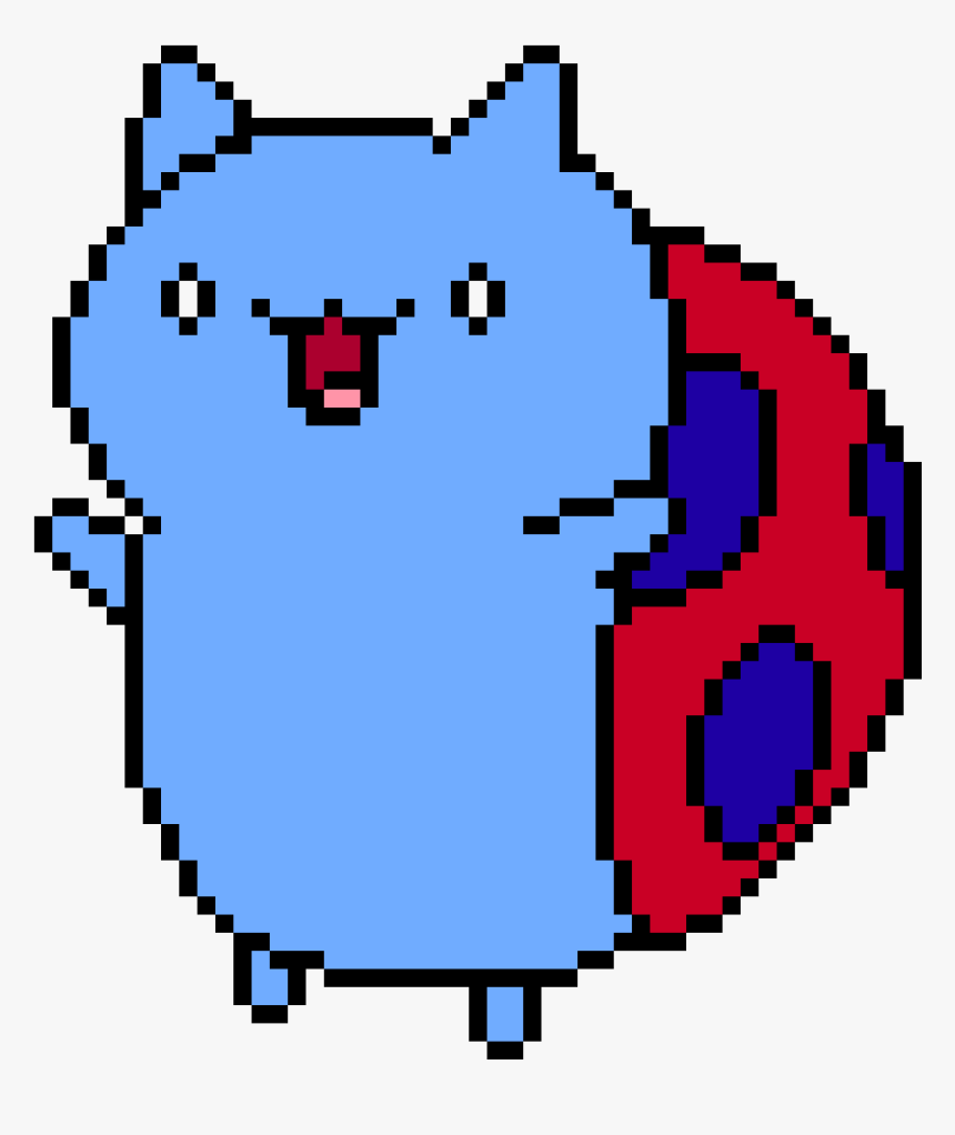 Pixel Art Minecraft Catbug, HD Png Download, Free Download