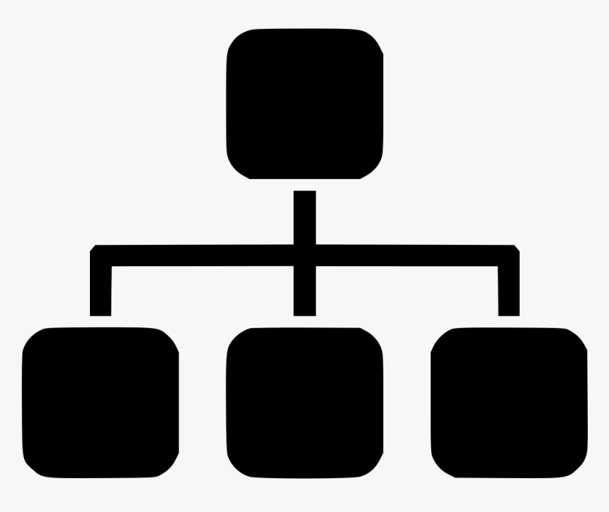 Org Chart - Sitemap Icon Font Awesome, HD Png Download, Free Download