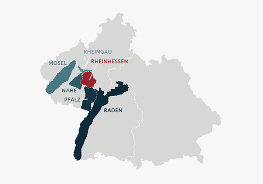 Rheinhessen Wine Region Map, HD Png Download, Free Download