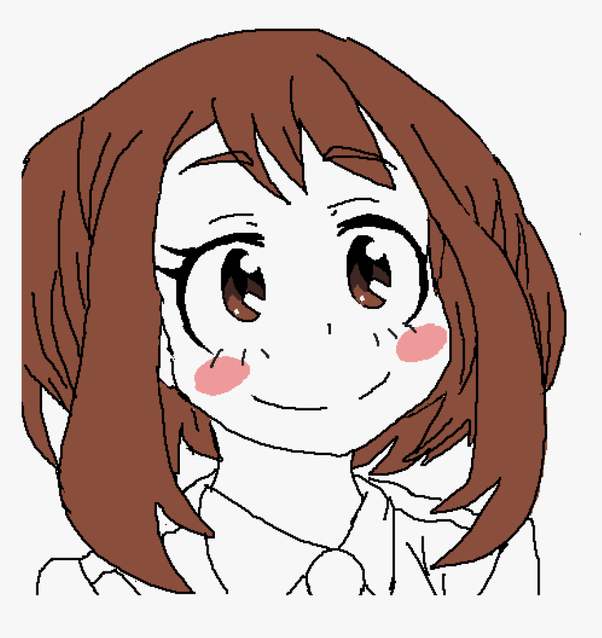 Uraraka Hair Png, Transparent Png, Free Download