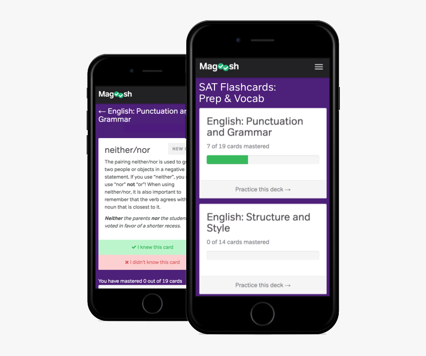 Sat Flashcards2 - Flashcards In Phone, HD Png Download, Free Download