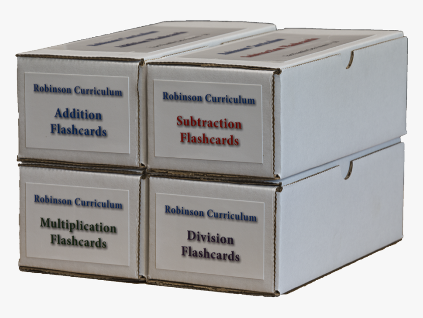 Robinson Curriculum Math Flashcards - Box, HD Png Download, Free Download