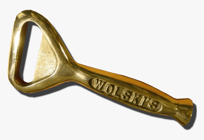 Wolskis Brass Bottle Opener - Wolski's Bottle Opener, HD Png Download, Free Download