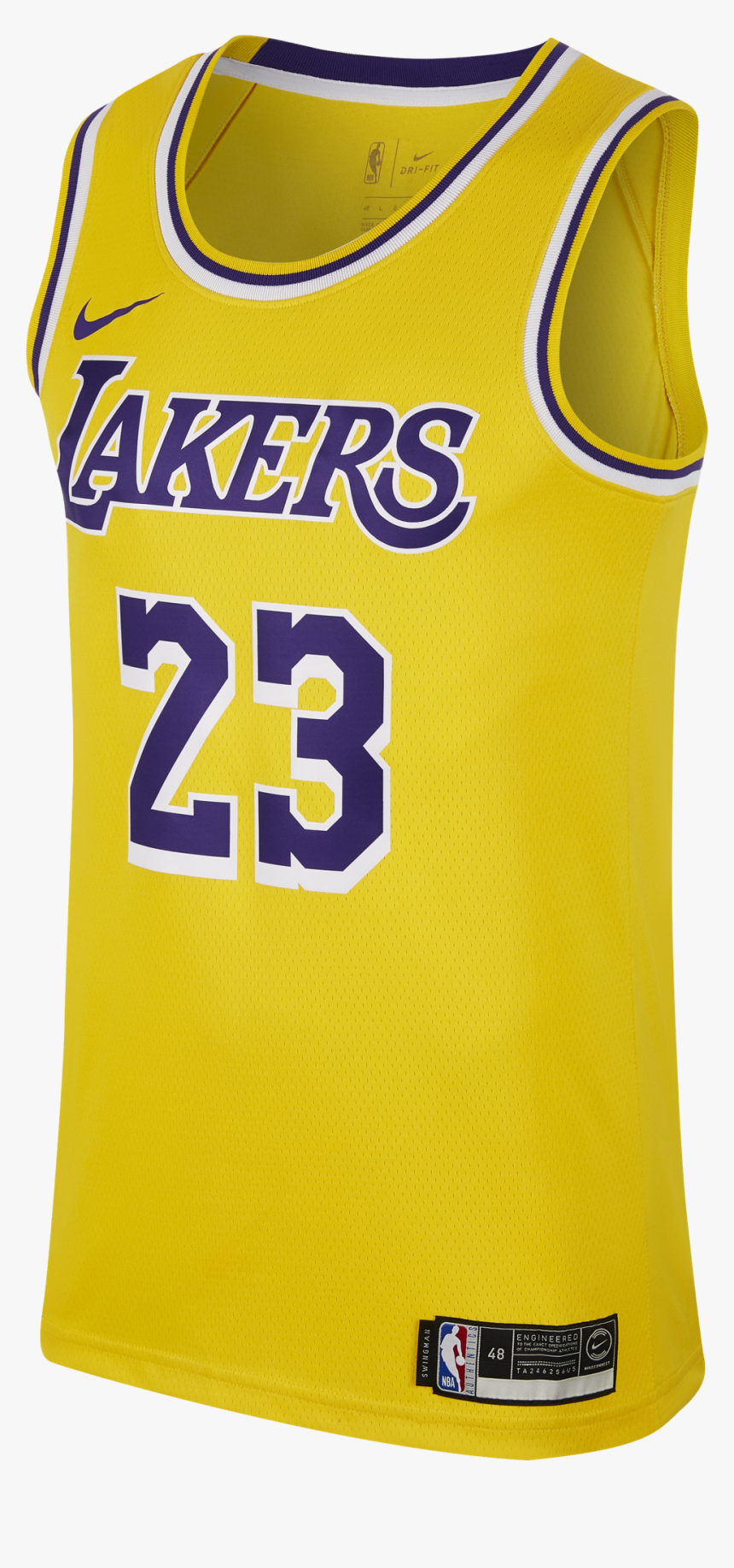 Nike Nba Los Angeles Lakers Lebron James Swingman Road - Sports Jersey ...