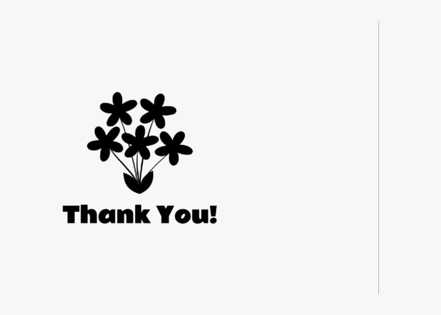 Free Thank You Clipart Black And White