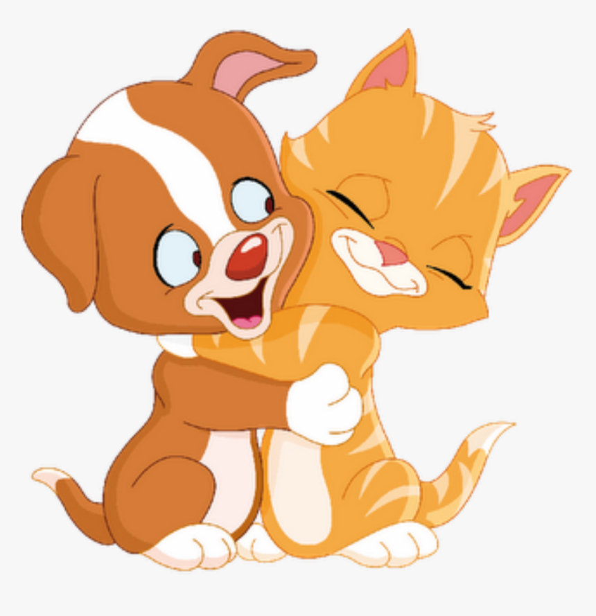 App Icon - Dog And Cat Hugging Clipart, HD Png Download, Free Download