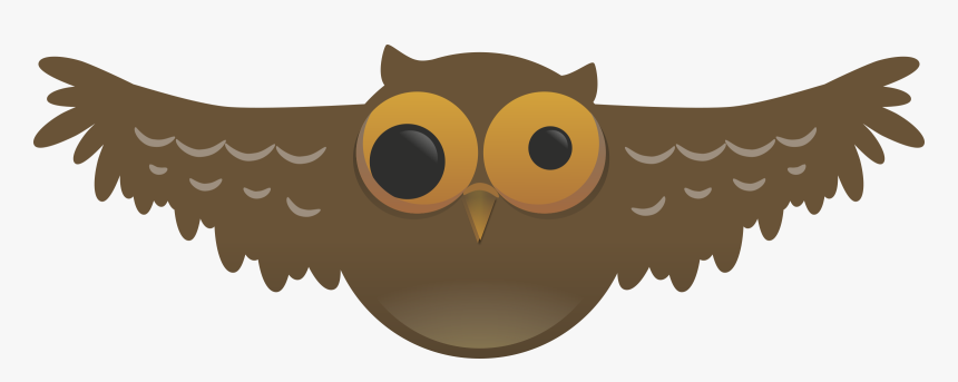 Clipart Cartoon Owl Png - Owl Flying Clip Art Png, Transparent Png, Free Download
